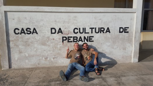 John and Ari with Casa de cultura de Pebane